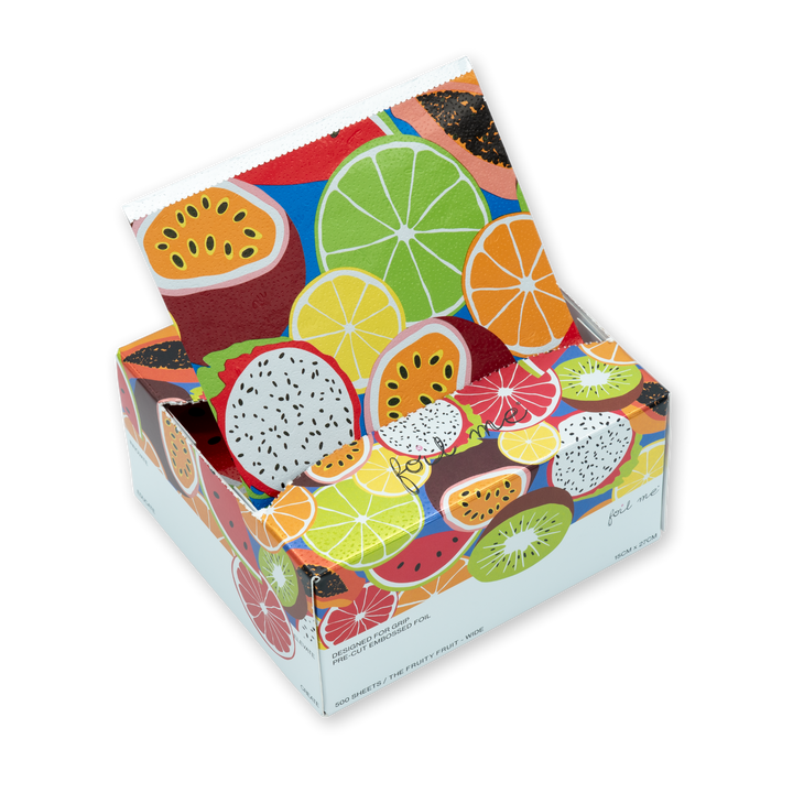 The Fruity Fruit - Wide (PRE-CUT FOIL - 500 Sheets - 6" x 11")