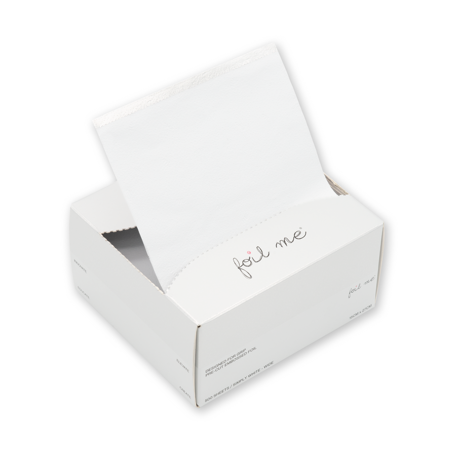 Simply White - Wide (Pre-Cut Foil - 6" x 10.75")