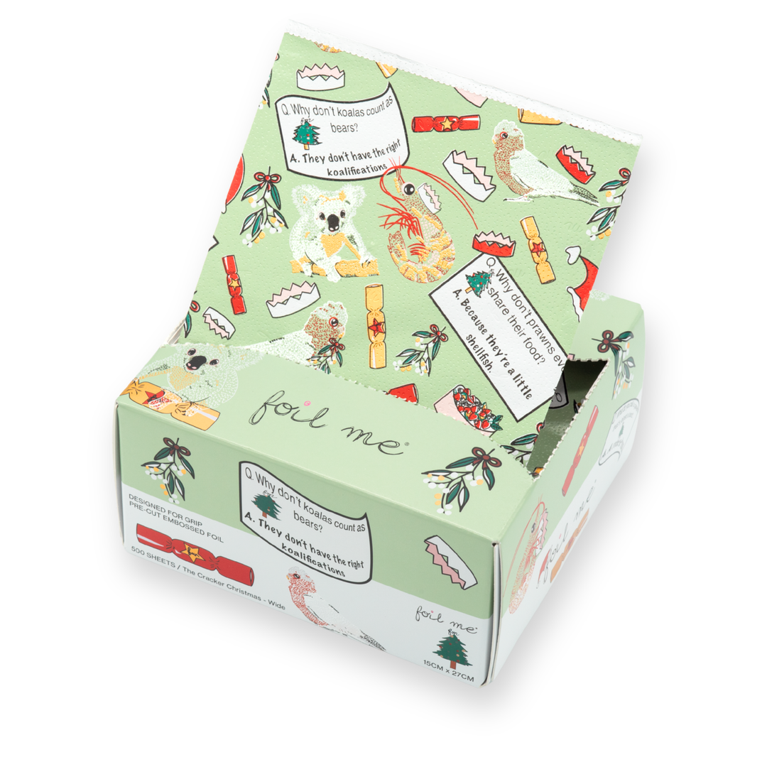 Cracker Christmas - Wide 6" (Pre-Cut Foil)