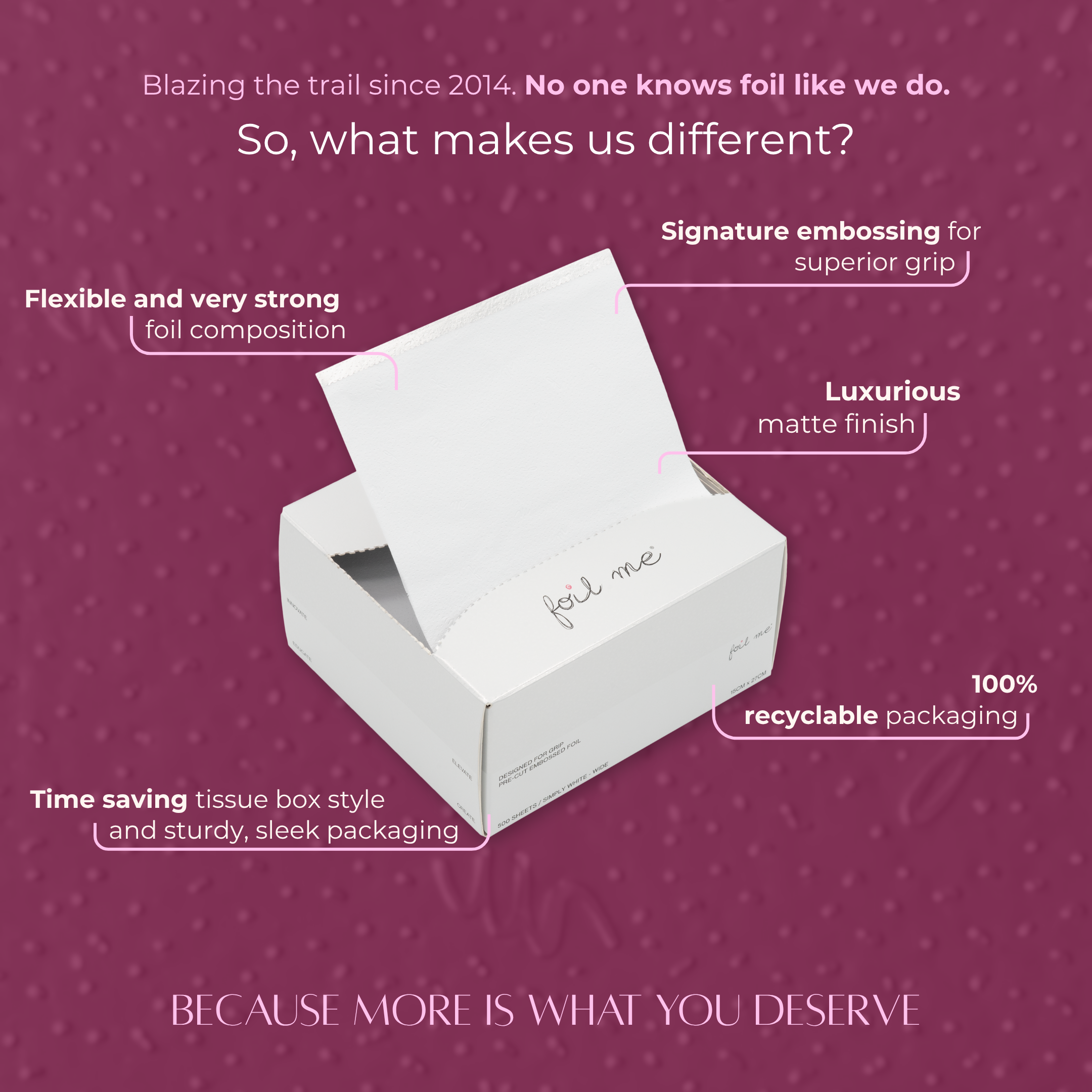 Simply White - Wide (PRE-CUT FOIL - 500 Sheets - 15cm x 27cm